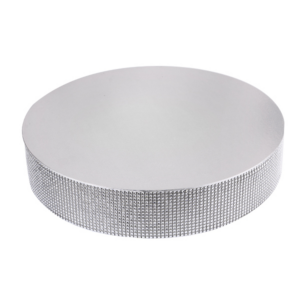 Silver Rhinestone Cake Stand: Bling Wedding Cake Riser, Custom Size