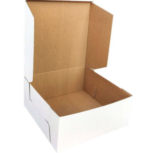 Corrugated Bakery Boxes Square Customized
