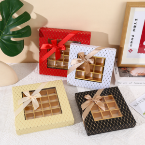 Valentine's Day Transparent Chocolate Baking Box