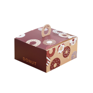 New rectangular baking bread and pastry box for donuts