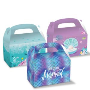 Summer Mermaid Seashell Underwater World Party Gift Box