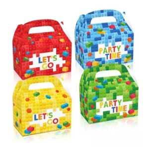 Building Blocks, Assembly, Party Time, White Cardboard, Party Candy Gift Box