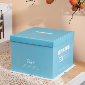 Hot Selling 8 Inch Decorative Disposable Birthday Square Paper Packaging Cardboard Cake Boxes
