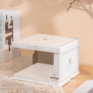 Hot Selling 12 Inch Birthday Square Paper Packaging Cardboard Cake Boxes