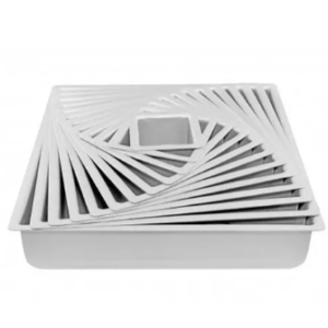 CAKE PAN/TIN | 10 INCH | SQUARE | 3 INCH DEEP