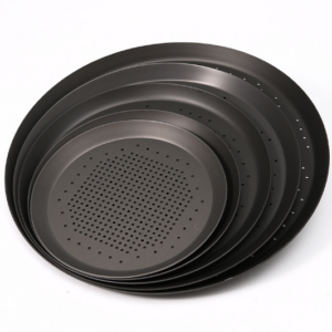 Thickened non-stick perforated aluminum pizza pan