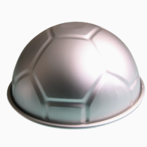 Football cake mold, half-circle cake mold
