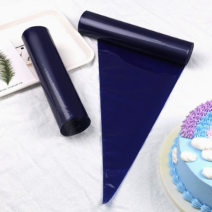 Dark blue disposable piping bags, baking triangle bags, thickened butter piping bags.