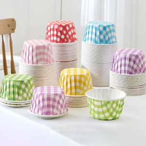 Large High-Temperature Resistant Cake Baking Paper Cups, Baking Molds, Lamination Paper, Rolled Mouth Muffin Cups