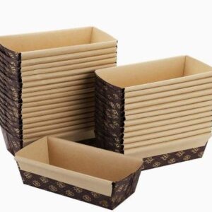 Factory Square Corrugated Chiffon Paper Mold, Thickened High Temperature Resistant Baking Cake Paper Trays