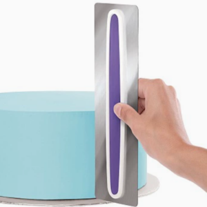 Plastic-Handled Stainless Steel Scraper Smoothing and Shaping Decorative Tool