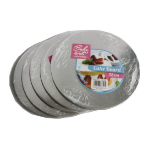 Round Silver Cardboard Cake Board With Shrink Packing
