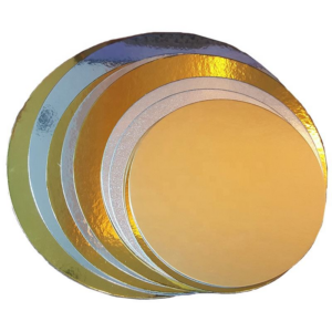 Gold and Silver Round Cake Boards Paper Cakeboard Paper Tray