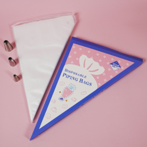 Elegantly boxed medium 12-inch piping bags, disposable butter bags, cake piping, baking tools