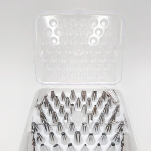 52-piece piping tip set, baking tools, cake supplies, cookie molds, and utensils