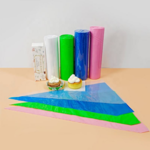 21-Inch Pastry Piping Bag, Pink, Blue, Green, Transparent, Cake Decorating Tools, Strong Disposable Pastry Bag
