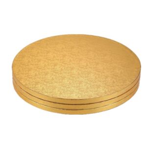 6-12 inch European rose pattern 12mm corrugated smooth edge cake board
