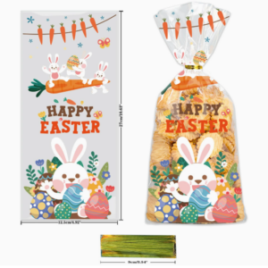 New Easter OPP cellophane candy bags