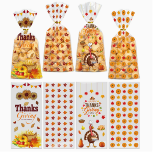 New Thanksgiving candy bags, holiday party gift bags